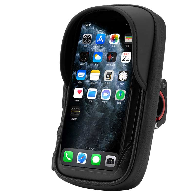 Sports Bike Frame Bag Phone Mount Waterproof Top Tube Bag Bicycle Accessories Touch Screen Front Bike Pouch Fits Phone