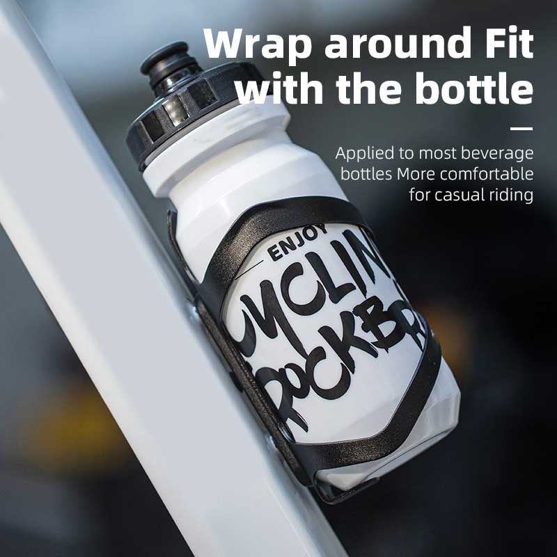 Adjustable bike water bottle cage