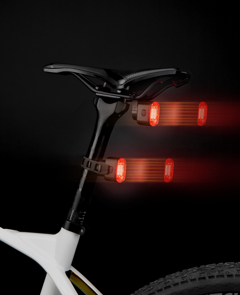 Smart Bike Taillight Automatic Brake Sensing Bike Light LED Charging Cycling Accessories MTB - Bicycle Light - 1