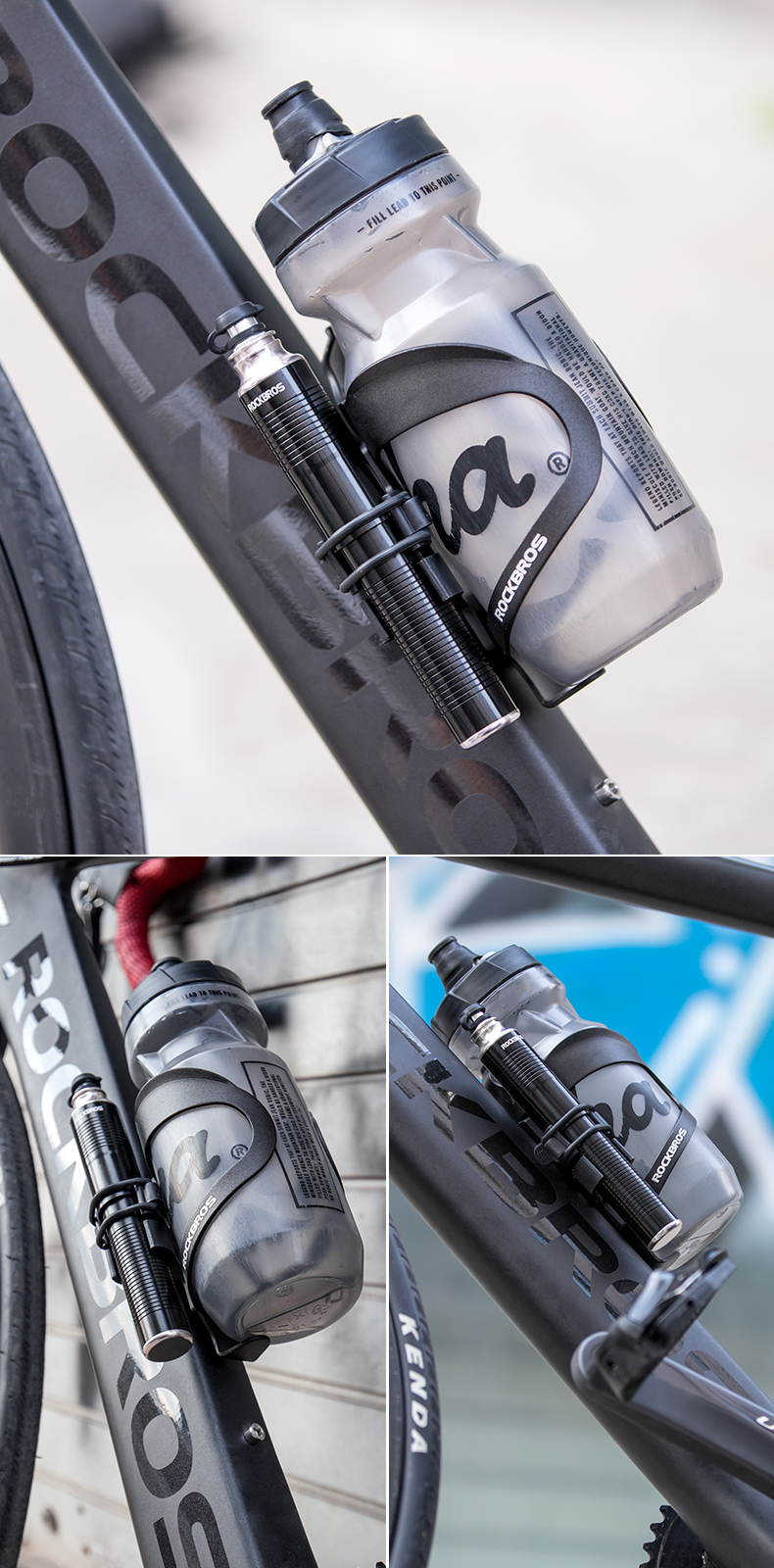 Bike Bicycle Pump Mini Portable Pressure Aluminum Alloy For  Bike Accessories - Bicycle pump - 12