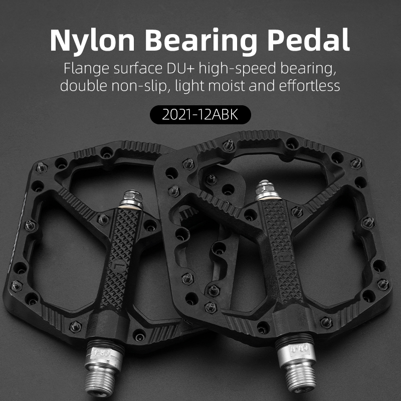 Road Bike Flat Pedals With Non-Slip Lightweight
