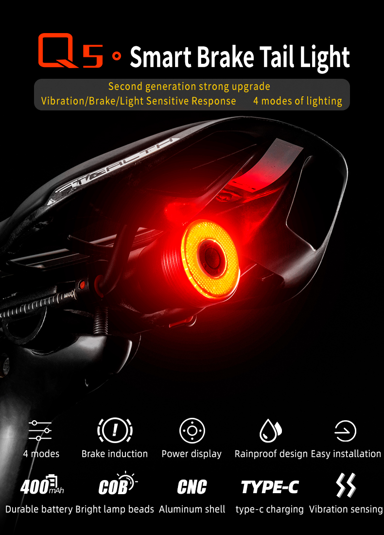 lights front and back set waterproof bicycle light - Bicycle Light - 2