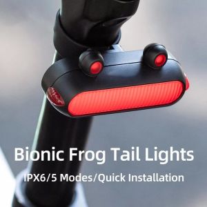 new design IPX6 waterproof bicycle taillight LED charging model bicycle light