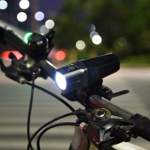 Waterproof USB Rechargeable LED Bike Headlight 1600 Lumens Cycling Flash Front LED Torch Light Bicycle Accessory