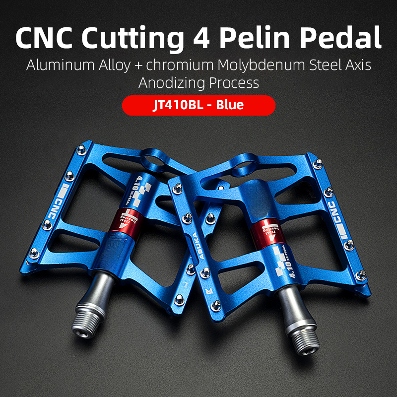 flat mountain bike pedals with chromium molybdenum steel - Bike pedals - 1