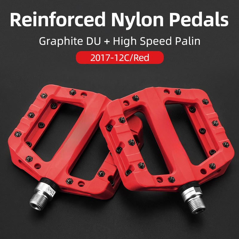 mountain bike flat pedals with high speed palin