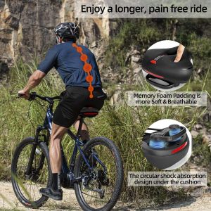 Soft Wide Bike Seat Comfort Bike Saddle Mountain Bicycle Accessories for Men Women