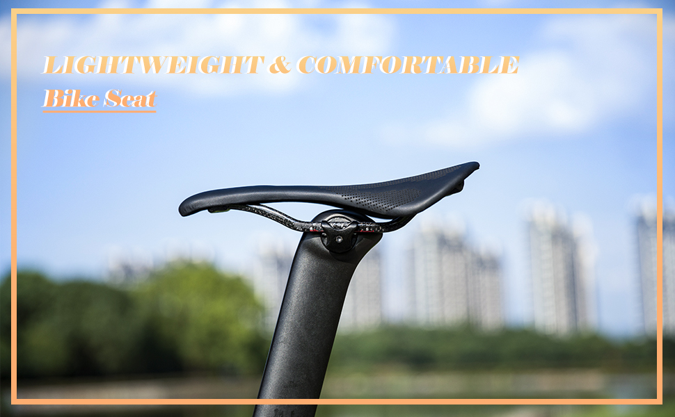 Bike Seat Lightweight Carbon Fiber Bike Saddle Comfortable Road Bike Seat - Bike Saddle - 3