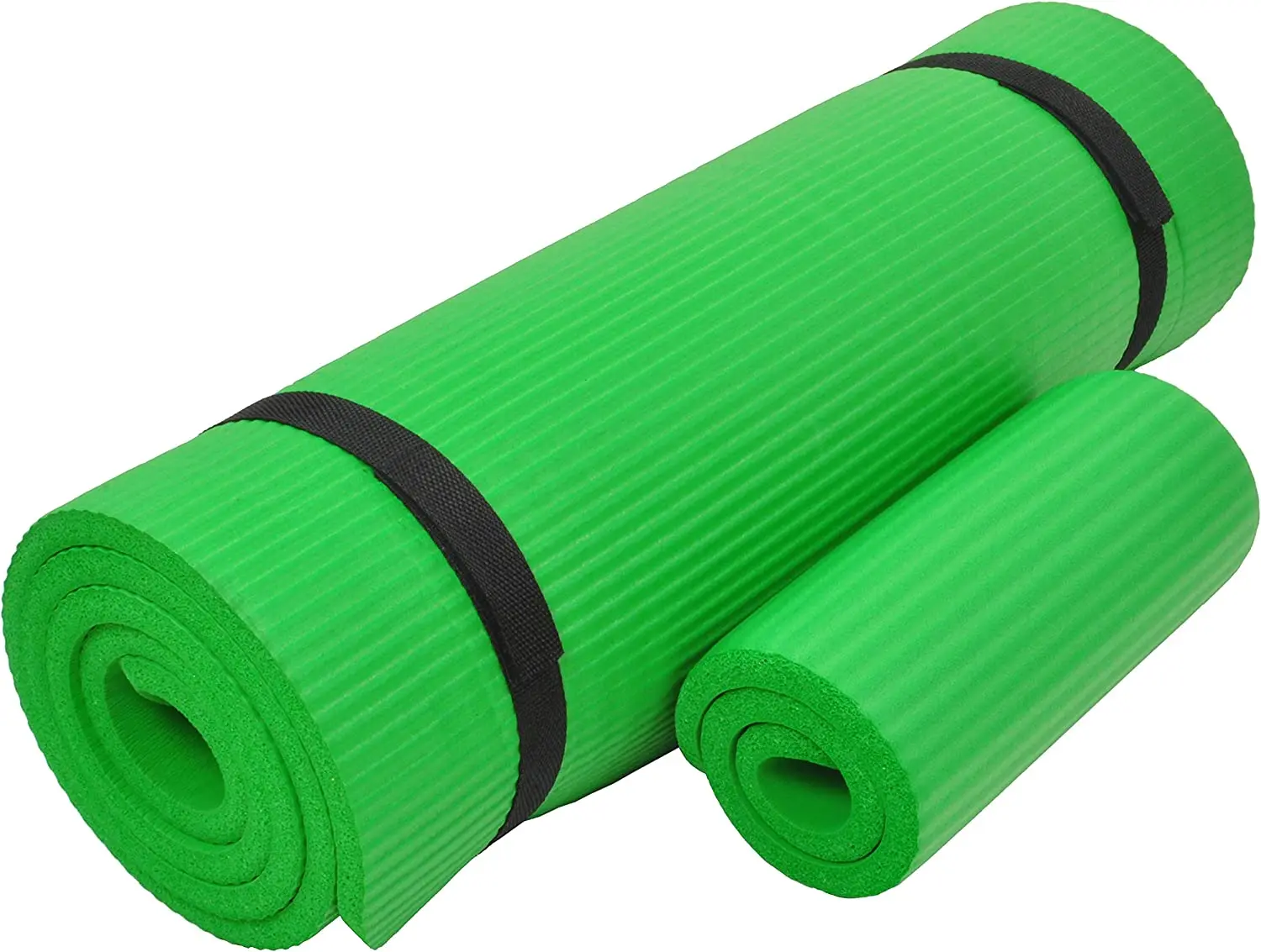 Non Slip Exercise and Fitness Mat for All Types of Yoga Pilates and Floor Exercise Yoga Mat - Yoga Strap - 2