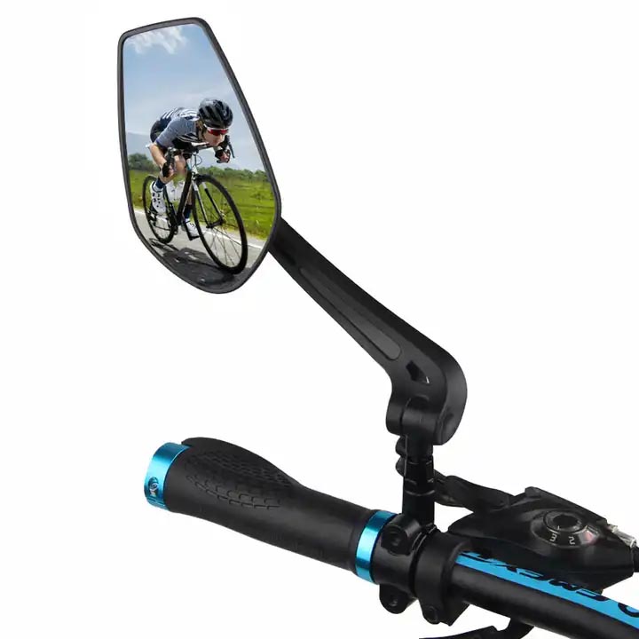 Wide Range Back Sight Reflector Angle Adjustable Rotatable Left Right Mirrors Bicycle Rear View Mirror