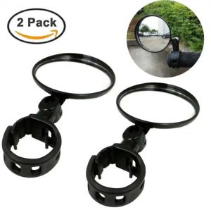 Bicycle rearview mirror motorcycle wide-angle convex mirror rearview mirror 360 degree adjustable