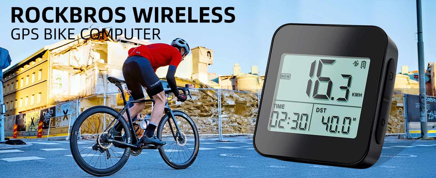 Bike Computer with Mount, Accurate Bike Speedometer Wireless with Automatic Backlight Waterproof - Bike computer & accessories - 1