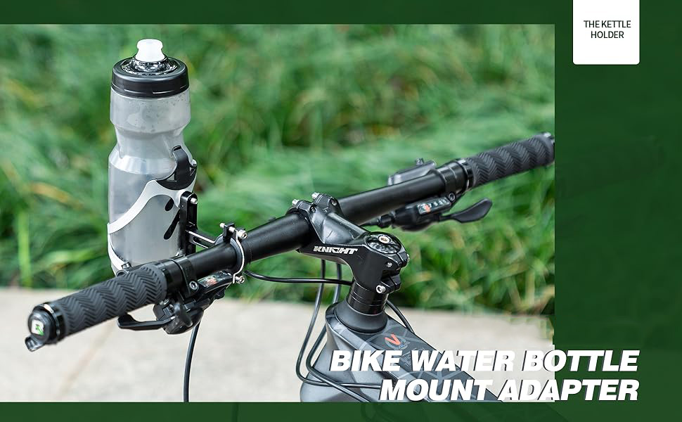 Bicycle Seatpost Handlebar Water Bottle Mount Holder Adjustable Aluminum Bottle Cage - Bike computer & accessories - 1