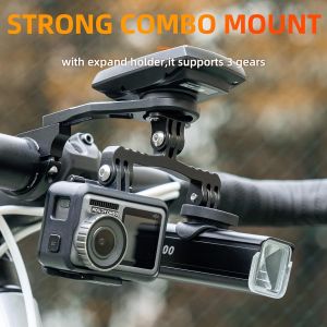 Out Front Bike Mount Cycling Computer Mount Compatible with Garmin, Bryton, GoPro