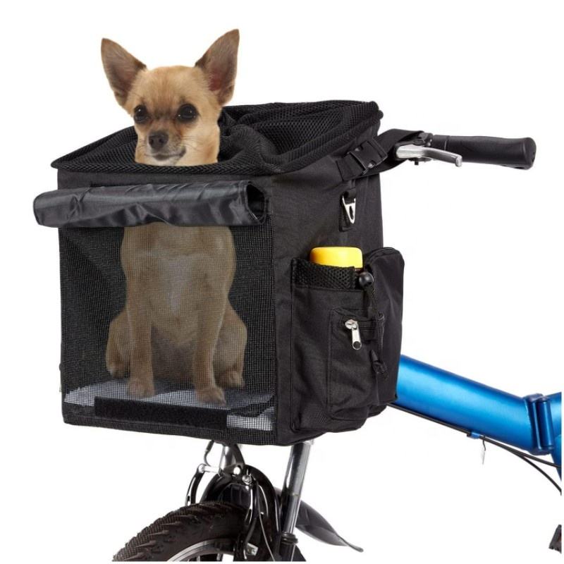 Pet Bicycle Carrier ,Waterproof Dog Bike Basket Bag with Pet Bike - Bicycle bag - 1