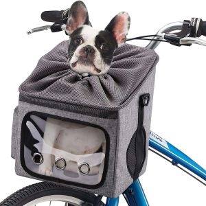 Dog Bike Basket Bag Pet Carrier, Dog Car Seat  Bicycle Basket Bag
