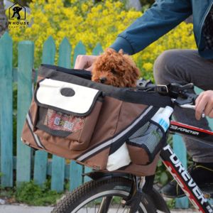 Pet Bike Removable Basket Cat Dog Bicycle Bag Bike Dog Products Travel Accessories