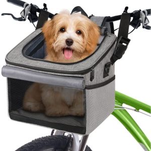 Puppy Dog Cat Small Animal Travel Bike Seat For Basket Cycling Hiking Accessories
