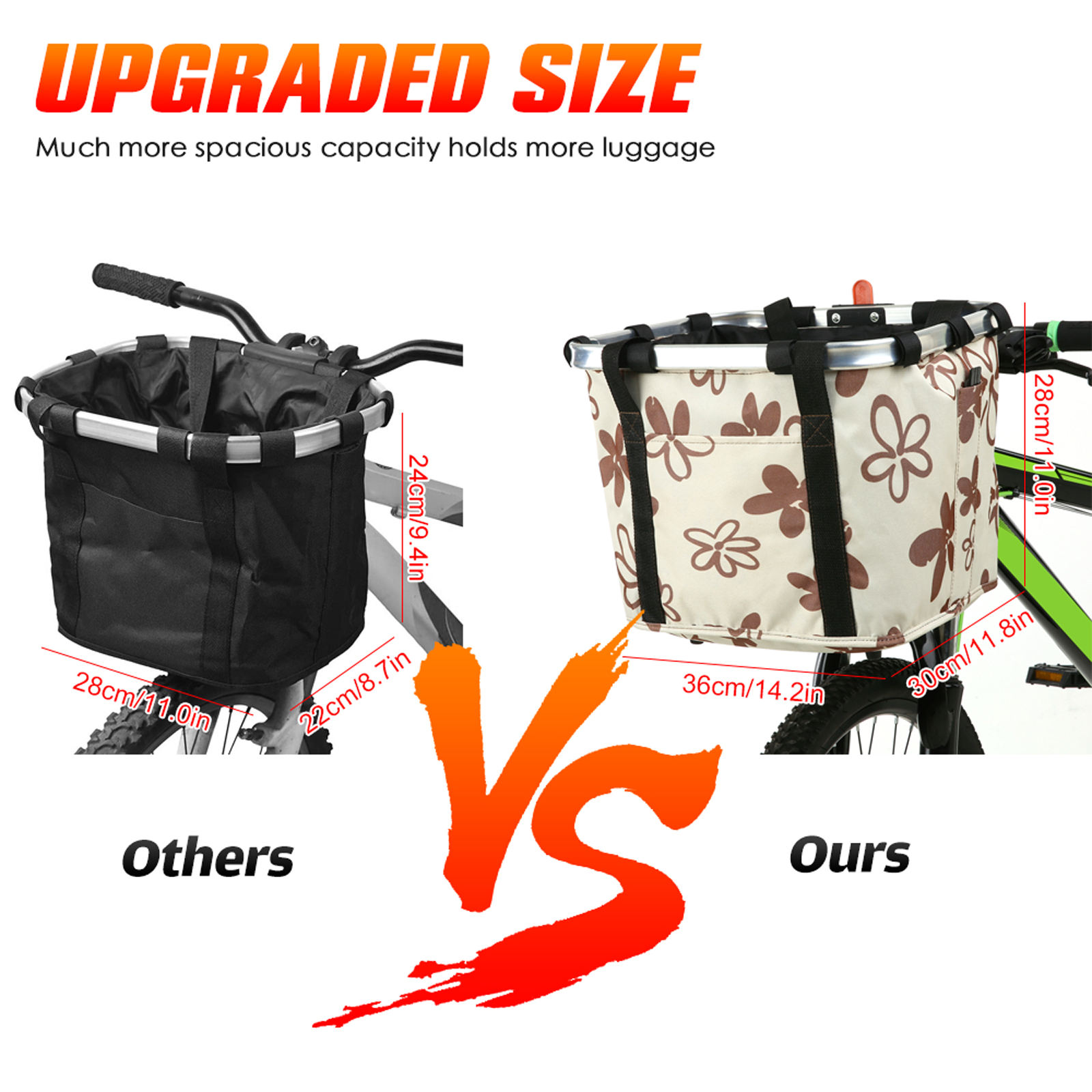 10KG Load Bicycle Basket Pouch Bike Bags Bicycle Front Bag Pet Carrier Cycling - Bicycle bag - 3