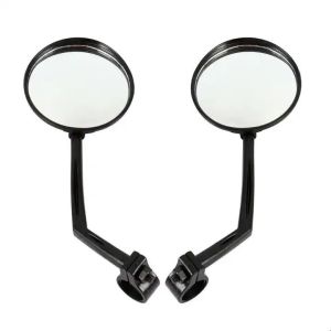 22mm Bicycle Rearview Mirror For Mountain Road Bike 360 Degree Rotating Acrylic Convex Mirror Rearview Mirror