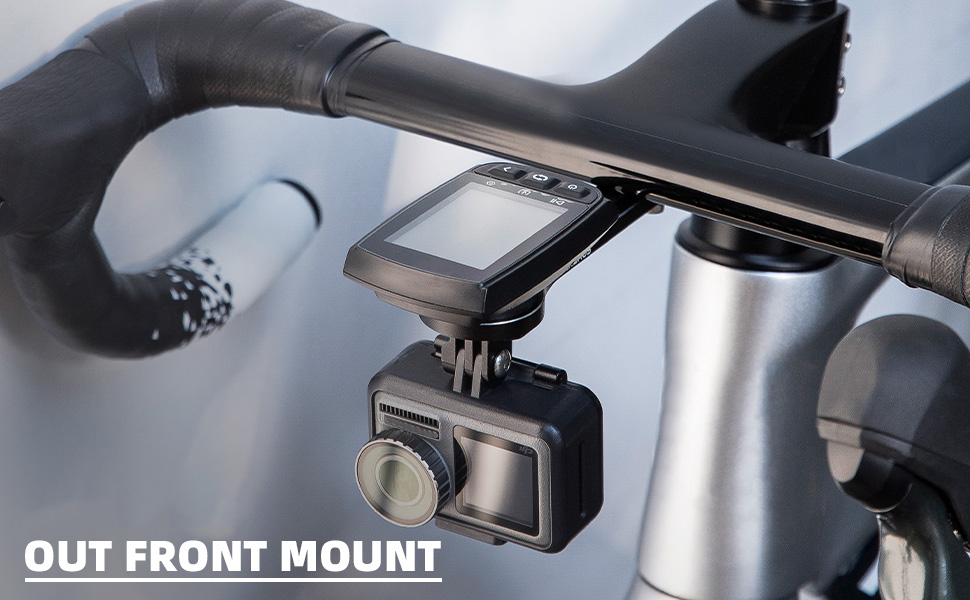 Out Front Mount for Road Bikes Integrated Aluminium Alloy Cycling Computer Mount - Bike computer & accessories - 1