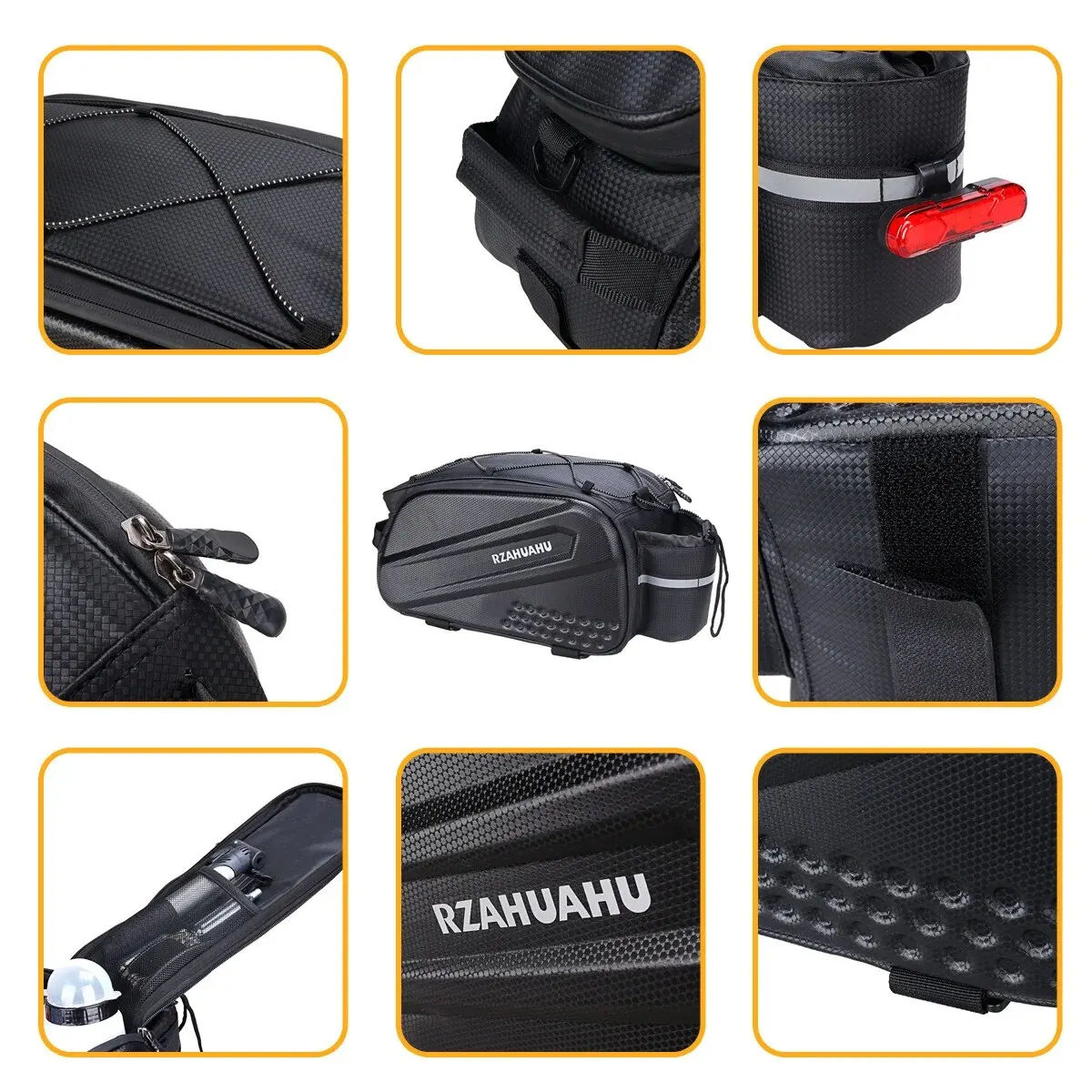 Introducing our Bicycle Camel Bag: Large Capacity Electric Foldable Rear Seat Bag for Mountain Bikes! - Bicycle bag - 2