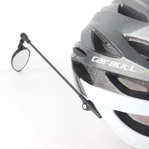 Multi-angle Adjustable Bicycle Riding Helmet Rearview Mirror Mini Reflector Plane Mirror
