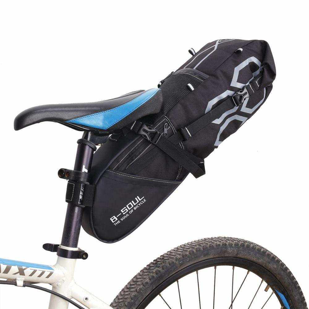 Σας παρουσιάζουμε την αδιάβροχη τσάντα σέλας ποδηλάτου 12L: Δρόμος & Απαραίτητη η ορεινή ποδηλασία!