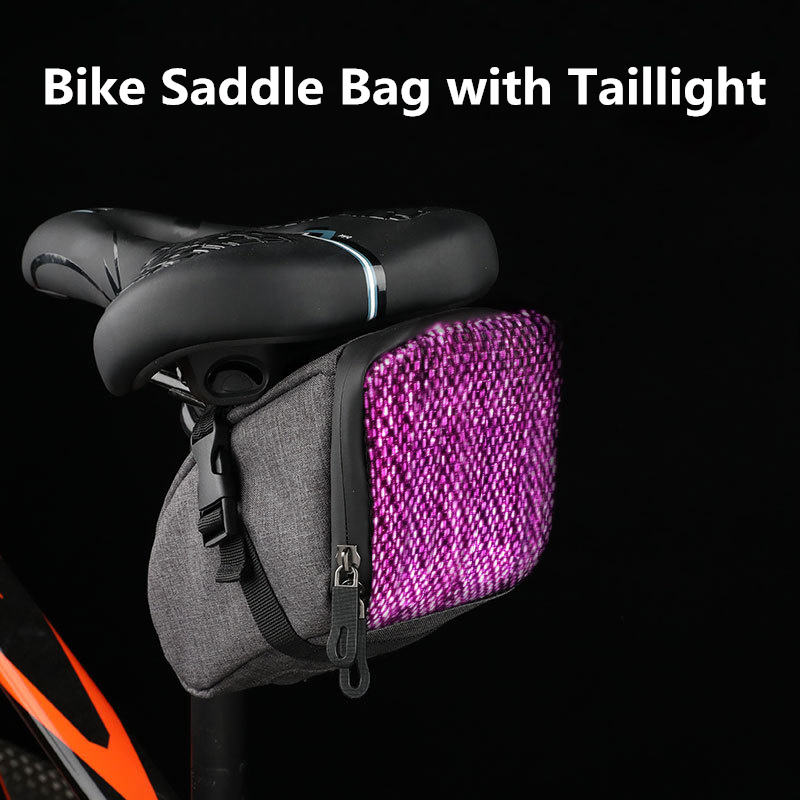 Bike Saddle Bag: Cycling Accessories Bicycle Under Seat Pouch Wedge Pack Waterproof Bicycle Bag - Bicycle bag - 3
