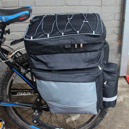 Waterproof Durable Mountain Road Bicycle Double Luggage Bike Travel Cargo Ba - Bicycle bag - 4