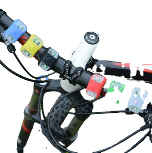 Luzes de bicicleta mais brilhantes para mountain bike sapo piscando guiador