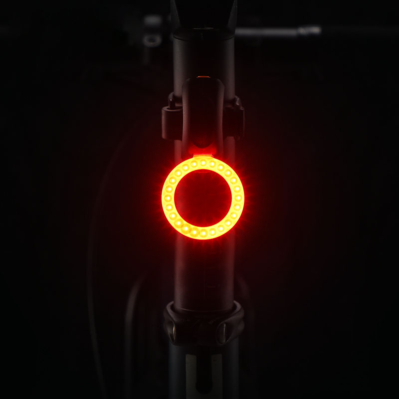 good road bike lights intelligent brake taiI light