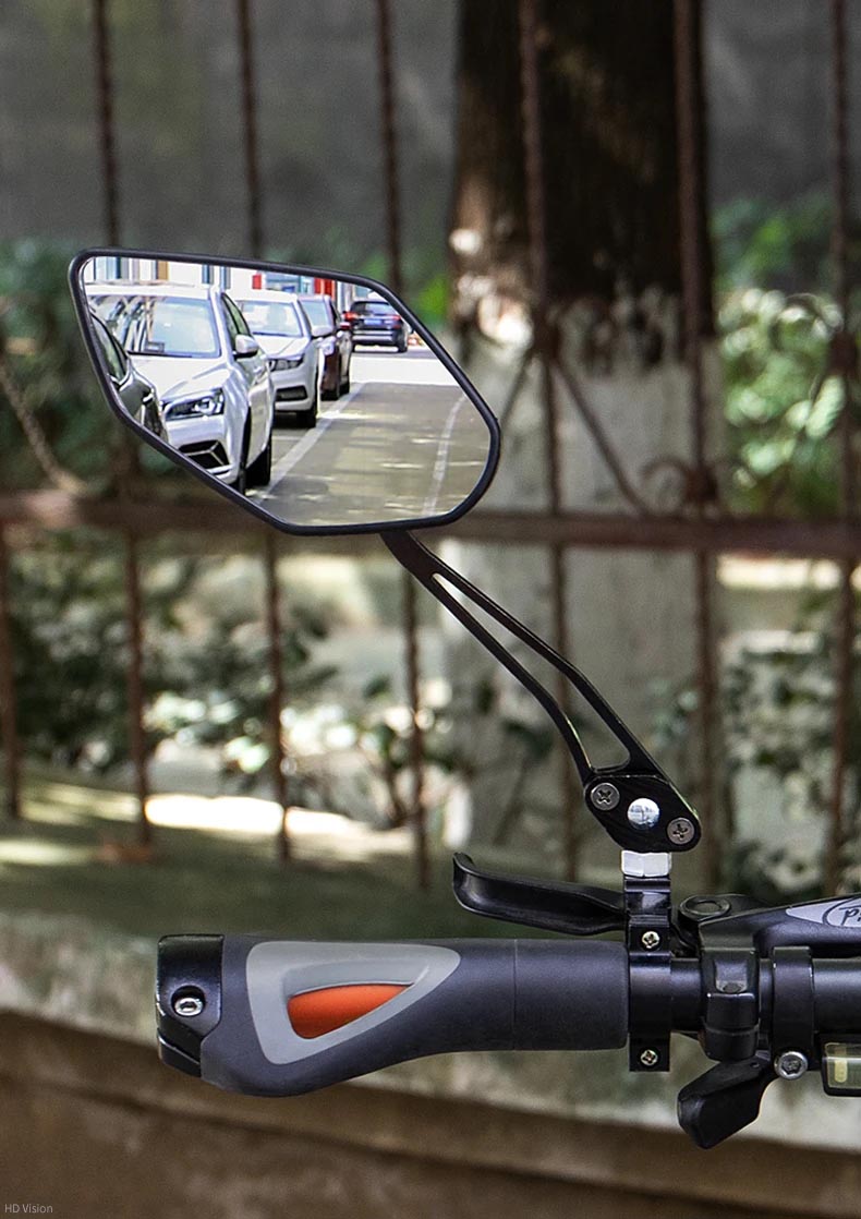 Universal Bicycle Side Mirror Cycling Rear View Mirror Bike Side Mirror For Motorbike and Bicycle - bicycle rearview mirror - 1