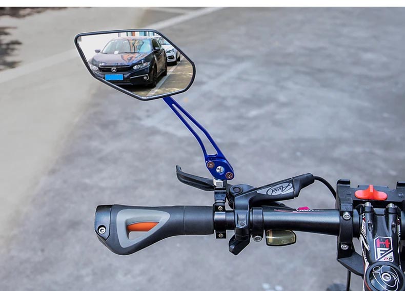 Universal Bicycle Side Mirror Cycling Rear View Mirror Bike Side Mirror For Motorbike and Bicycle - bicycle rearview mirror - 4