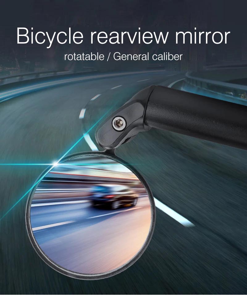 Bike Rear View Mirrors Wide Angle Handlebar End Mirror Set Road Bike Parts - bicycle rearview mirror - 2