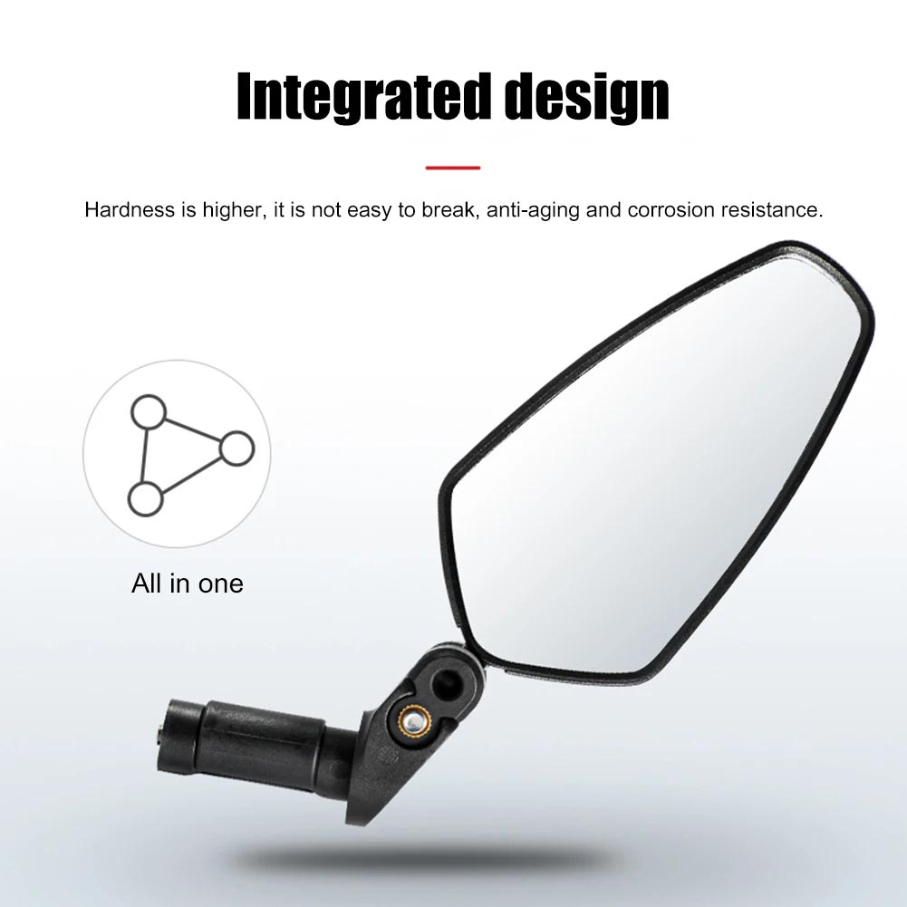 Rearview Mirror Reflective Handlebar Side Mirror Portable Electric bike Rear View Mirror - bicycle rearview mirror - 4