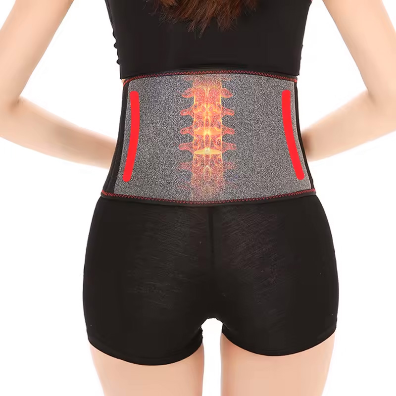 Magnetic Hot Pressing Self-Heating Waist Belt Waist Support to Keep Warm and Protect Waist - Sports Supports - 2