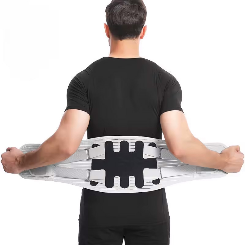 Новий дизайн Ортопедичні ремені Тример Підтримка хребта Сталь Тренажер для талії Фіксатор для полегшення болю в спині та захисту