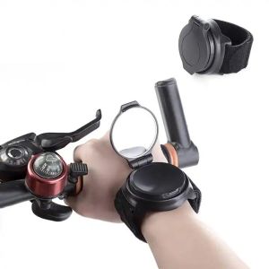 Popular arm mirror rotate 360 degree reflector bicycle wrist mirror bike accessaries